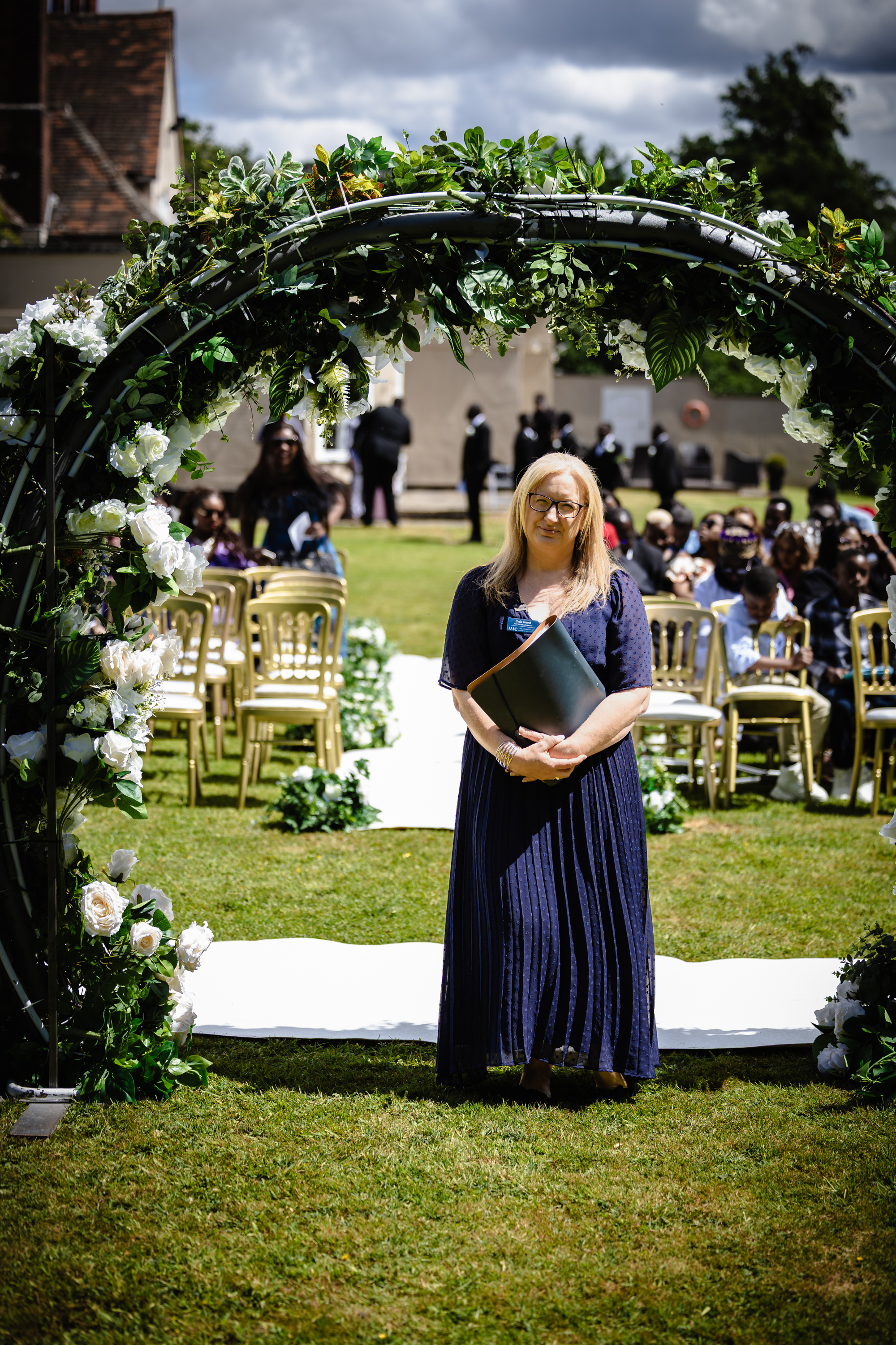 Deb Reed Celebrant Essex Colchester at Prested Hall.